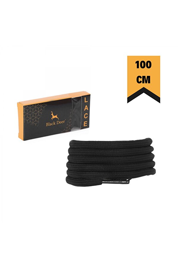 Shoelace Siyah Spor Ayakkabı Bağcık