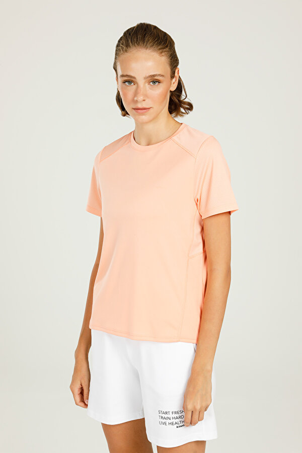SN646 JULIA T-SHIRT 2FX Somon Kadın Kısa Kol T-Shirt