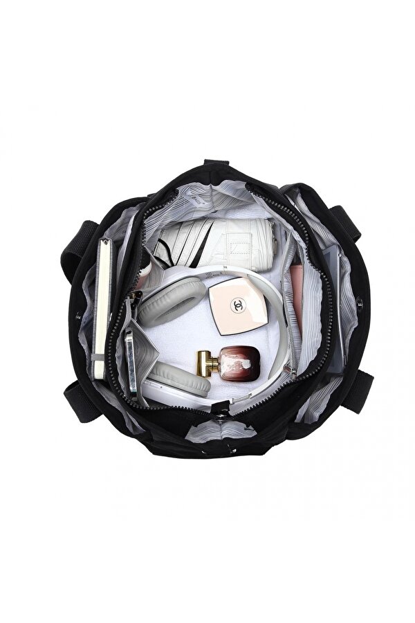 Omuz Askılı Kadın Çantası Krinkıl Kumaş 3110