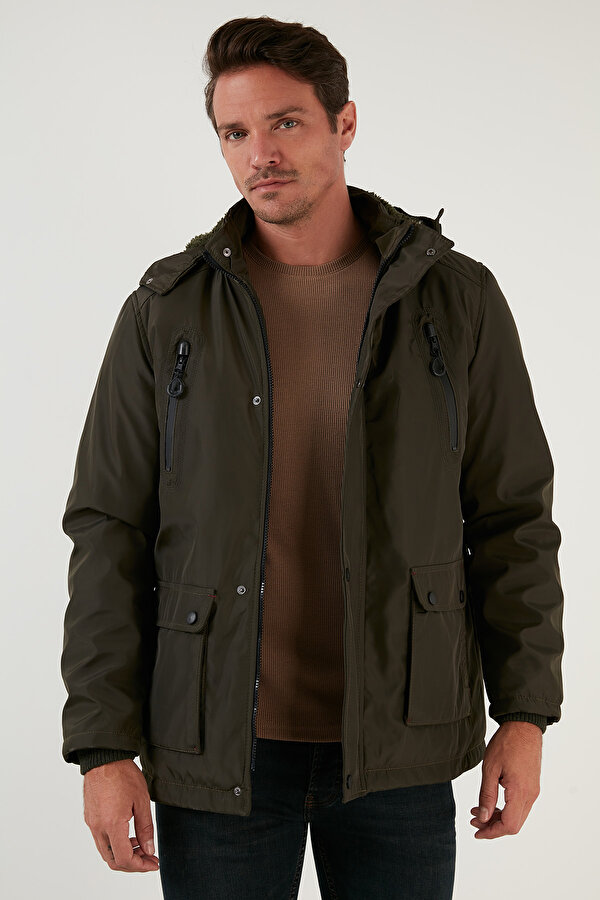 Erkek Mont 5855018 HAKİ