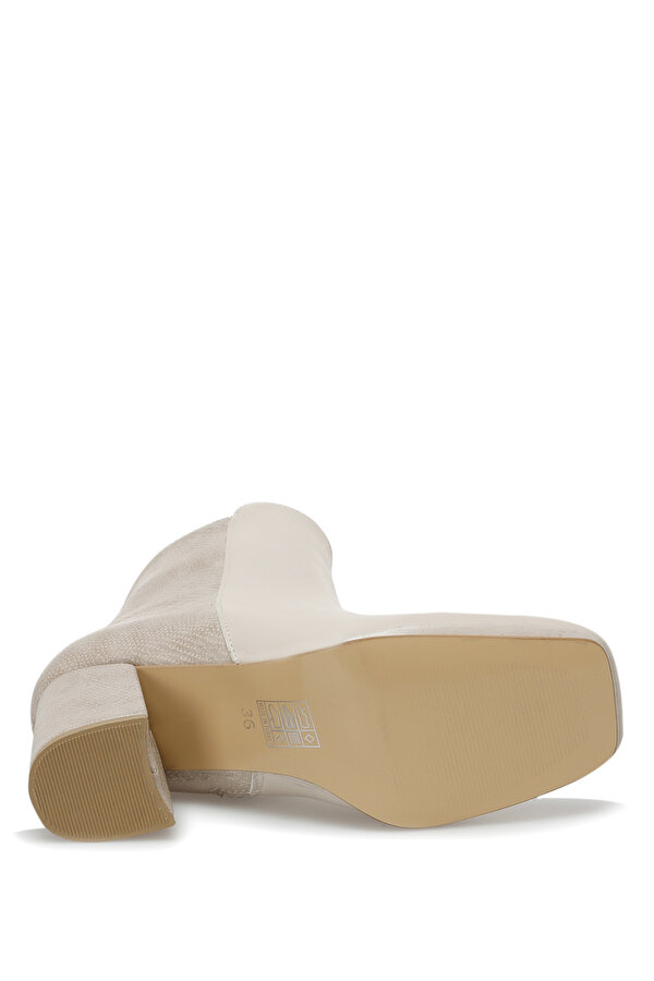 ARUN 2PR Bej Kadın Topuklu Bot