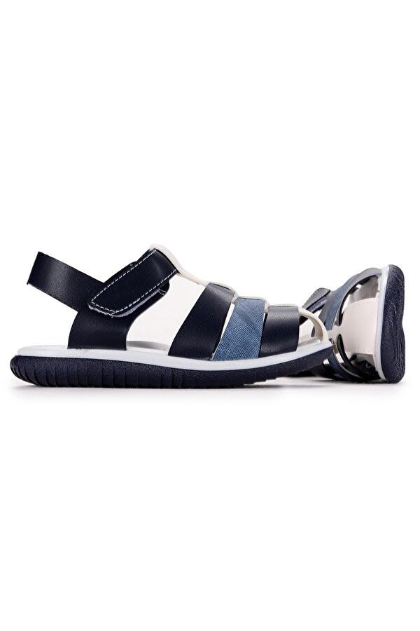 Erkek Çocuk Sandalet Şb 22479-287 Lacivert - Beyaz