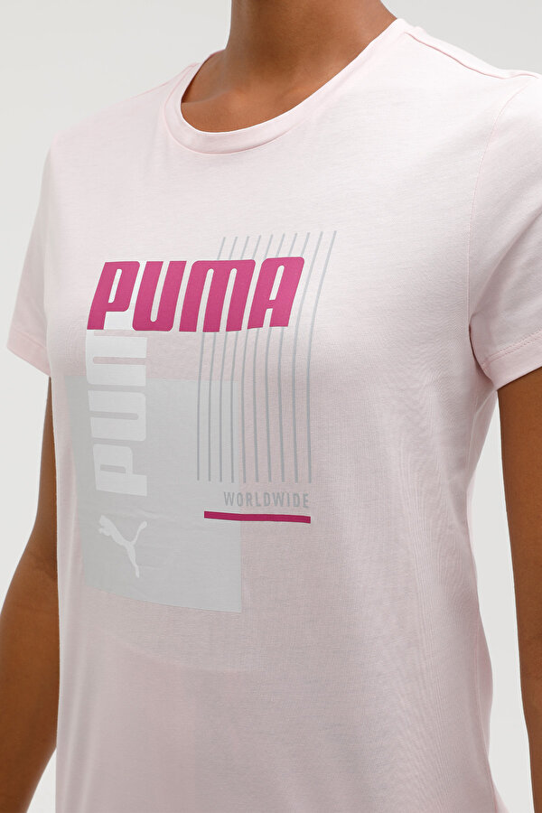 Puma Bppo-000172 Blank Base - Розовый 004 Женщина Футболка