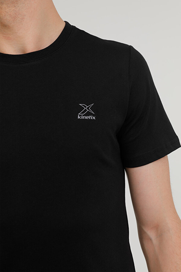 Kinetix M-Sn220 Basic C Neck T-Sh Black Man Sleeve T-Sh