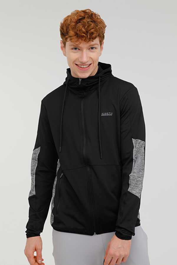 Kinetix M-Calder 2 Tek Ust 2Pr Черный Мужчина Толстовка На Молнии