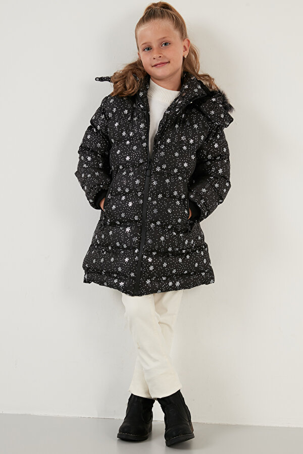 Kız Çocuk Mont 5760051 SİYAH