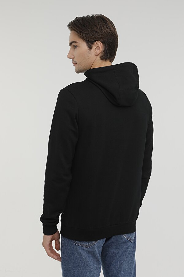 M-SD4004 ARON LOGO HOODIE BLACK Man 449