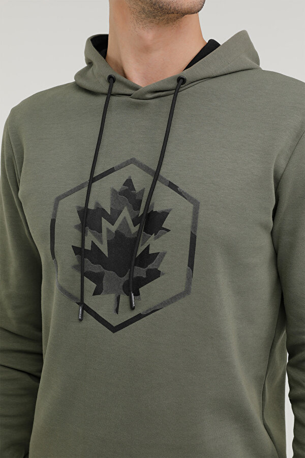 M-SD4004 ARON LOGO HOODIE KHAKI Man 449