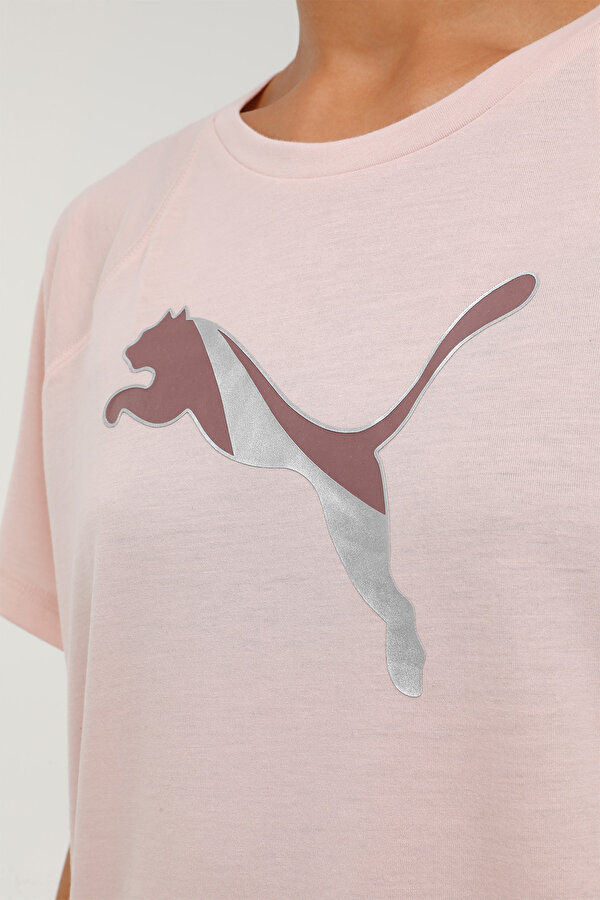 Puma Evostripe Tee Rose Quartz Розовый 021 Женщина Футболка