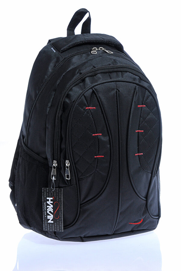 BY HAKAN PL-507 UNISEX SIRT ÇANTASI SİYAH-KIRMIZI