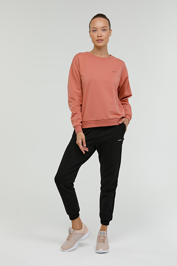W-SN82 BASIC C NECK SWEAT DUSTY ROSE Woman 060