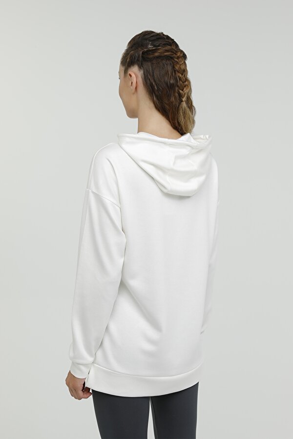 W-CT664 LUNA LONG HOODIE ECRU Woman 449