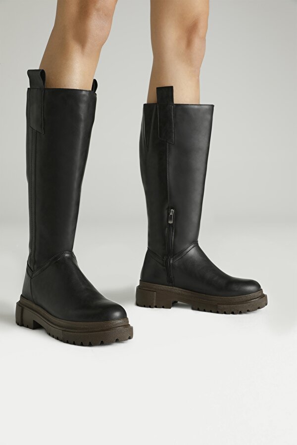 EMILLY 2PR Siyah Kadın Çizme