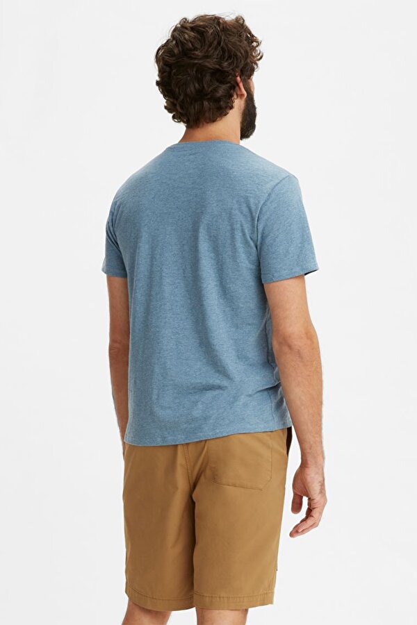 Erkek T Shirt 19342-0161 İNDİGO