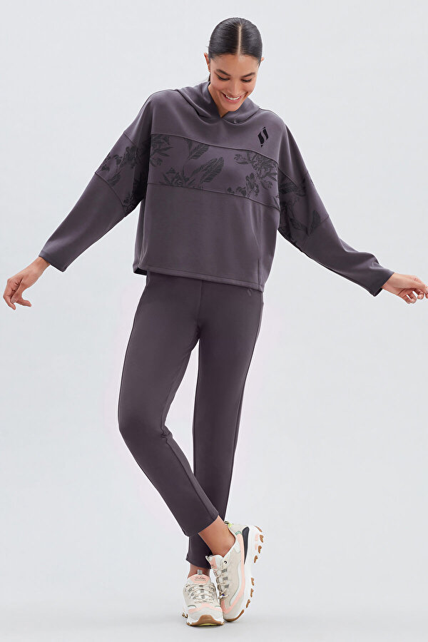 W Soft Touch Hoodie Sweat Siyah Kadın Sweatshirt