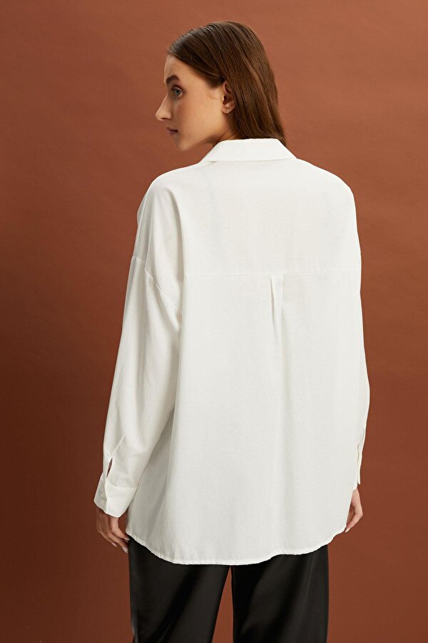 ALEXANDERGARDI OVERSİZE GÖMLEK (B21-47800)