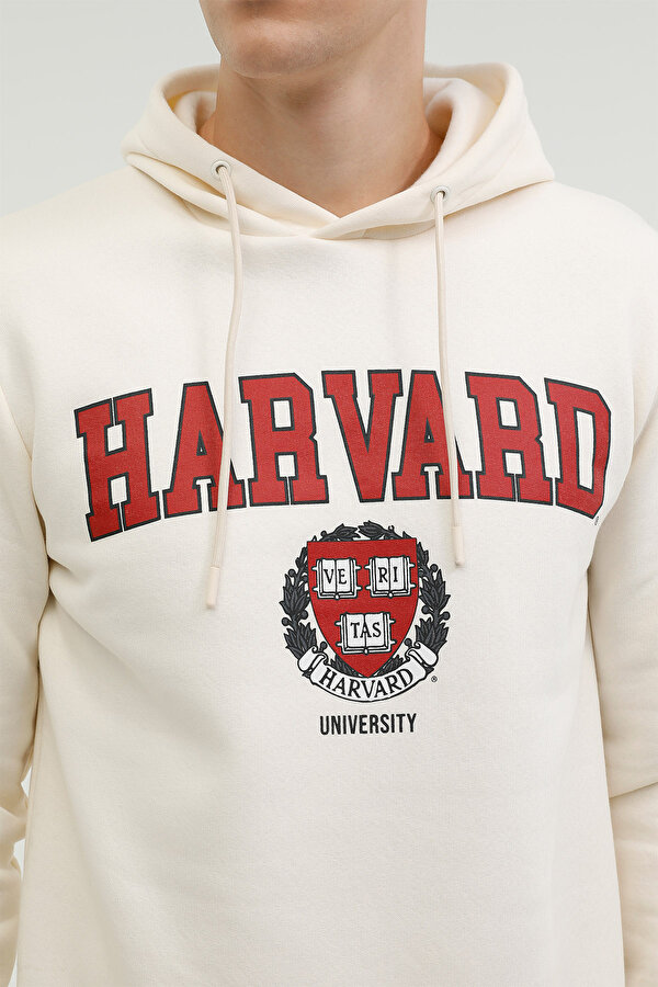 M-HARVARD LOGO HOODIE 2PR ECRU Man 449