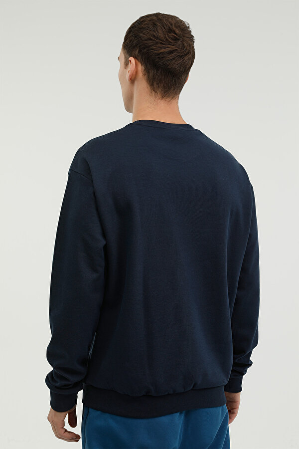 Lumberjack M-Sd1161 Renato Sweatshir Dark Blue Man Sweatshirt