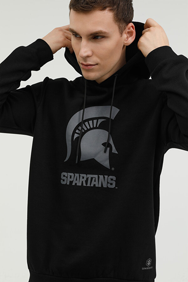 M-SPARTANS HOODIE 2PR BLACK Man 449
