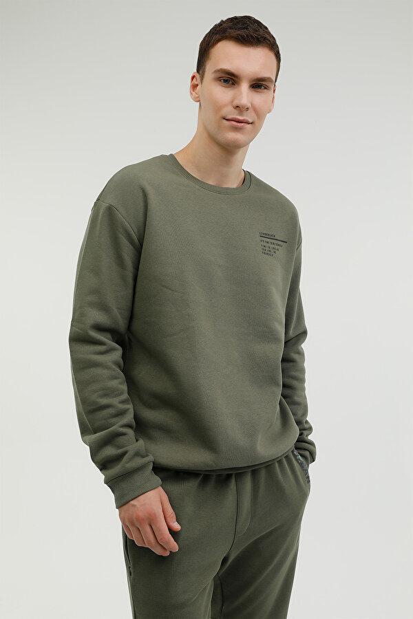 Lumberjack M-Michael Sweatshirt 2Pr Хаки Мужчина Джемпер