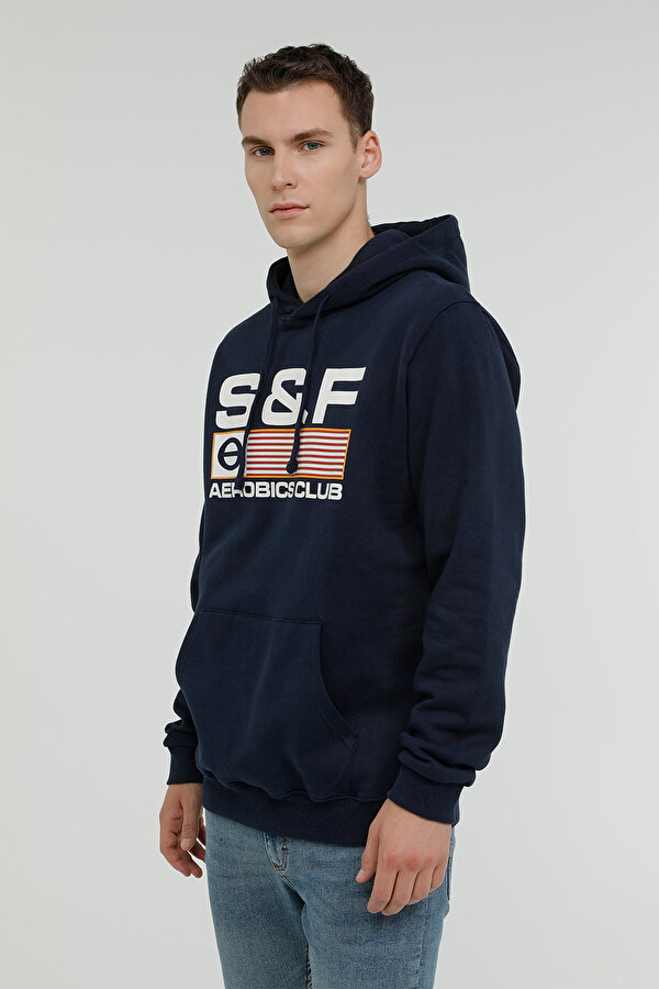 MEN KAPŞ. SWEAT Lacivert Erkek Sweatshirt