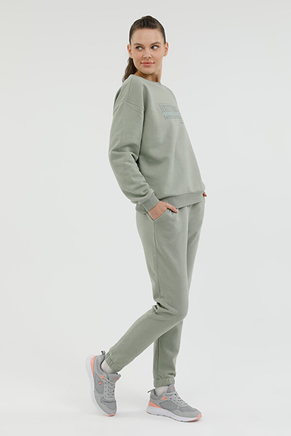 W-GF51 TARA SWEATSHIRT 2P L KHAKI Woman 060