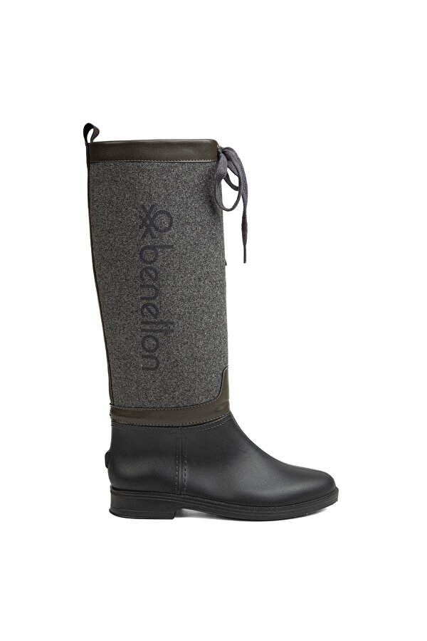® | BN-50009 - 34124 Gri - Kadın Çizme