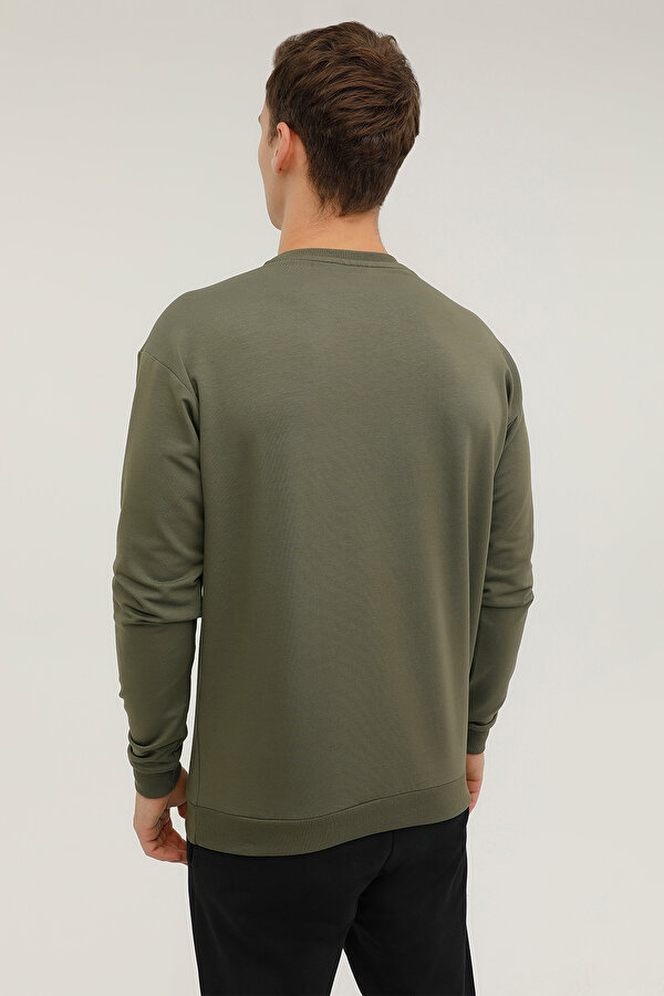 M-CGK31 DUNCAN SWEATSHIRT KHAKI Man 060