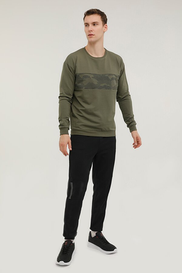 M-CGK31 DUNCAN SWEATSHIRT KHAKI Man 060