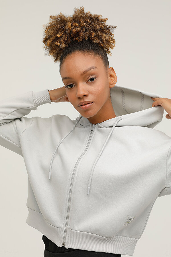 W-SDK241 RACHEL FULL ZIP GRAY Woman 124