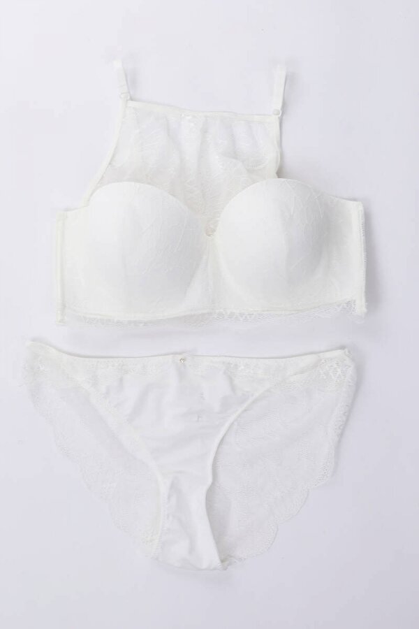 Kadın Cup Crop Top Takım