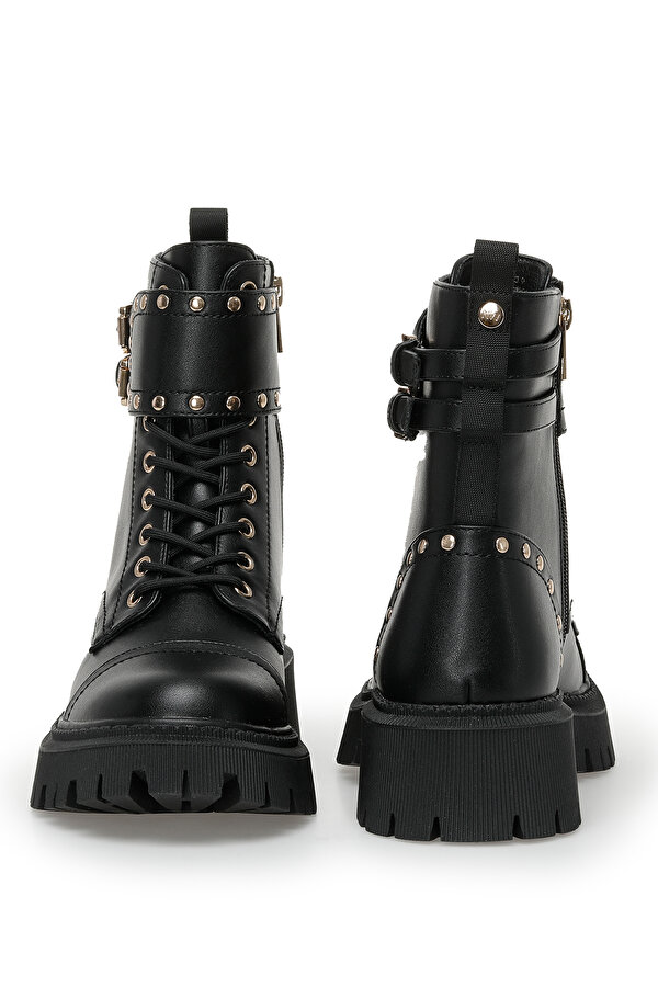 Nine West Butern 2Pr Black Woman Biker Boots