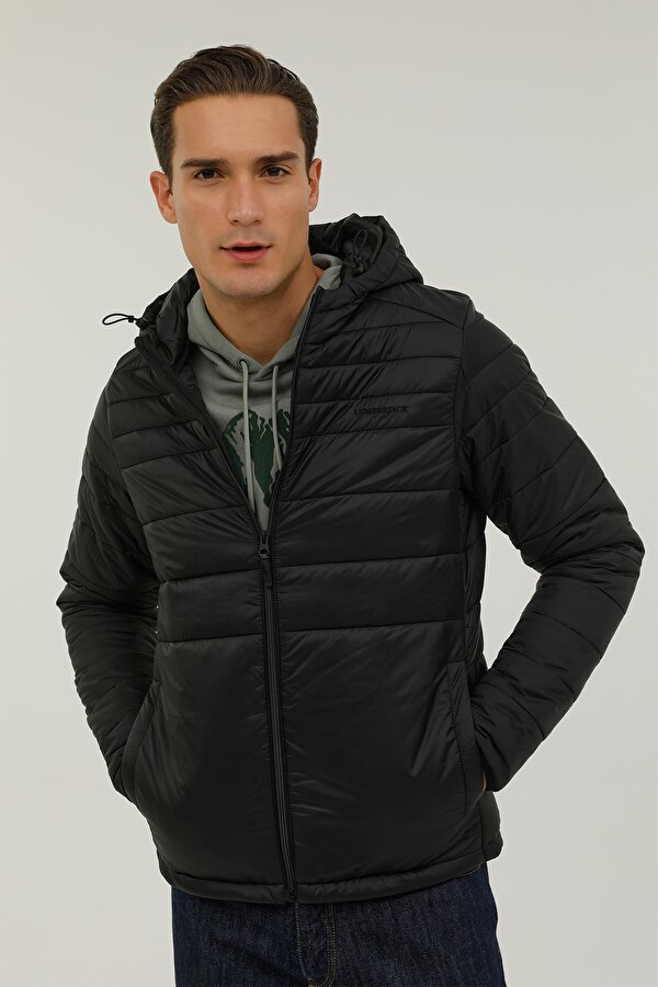 M-BRT COAT 2PR Siyah Erkek Mont