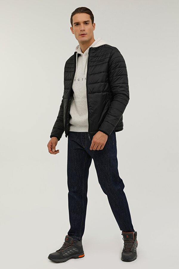 Lumberjack M-Brt Plus Coat 2Pr Черный Мужчина Куртка