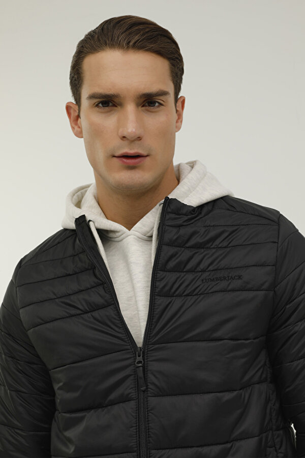 Lumberjack M-Brt Plus Coat 2Pr Черный Мужчина Куртка