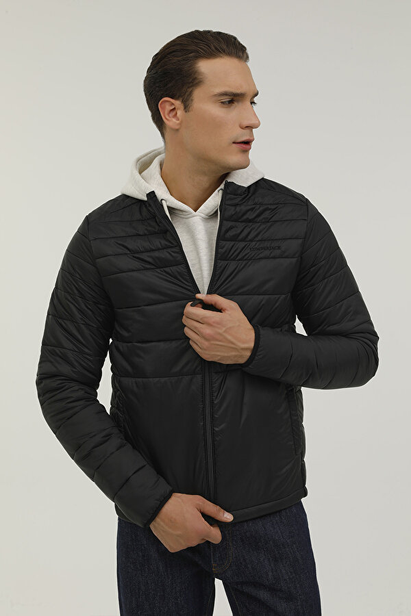 Lumberjack M-Brt Plus Coat 2Pr Черный Мужчина Куртка