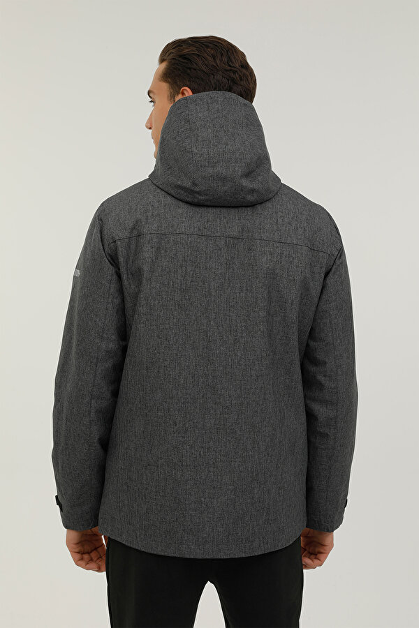 Lumberjack M-Sn4 Marco Coat 2Pr Серый 017 Мужчина Длинная Куртка