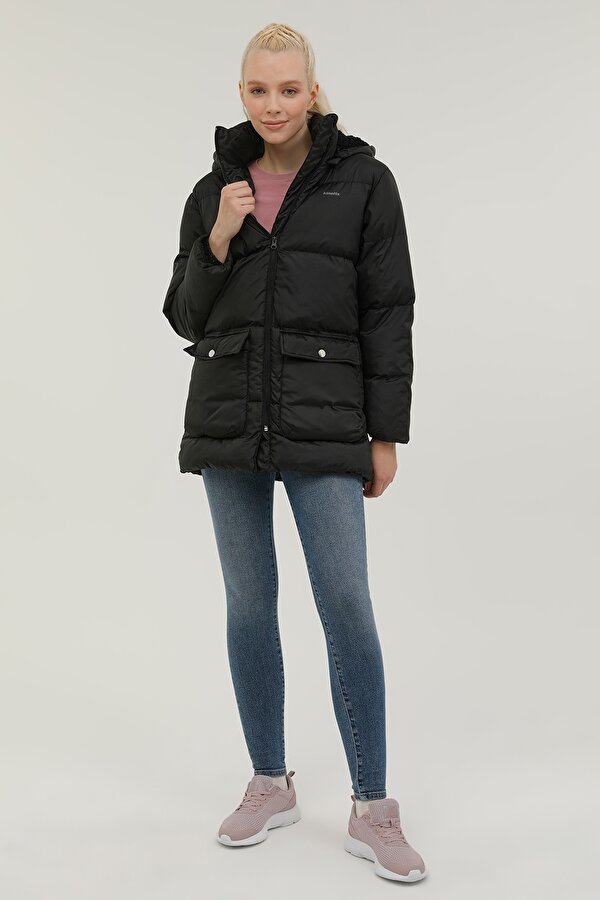 Kinetix W-Bella Coat 2Pr Черный Женщина Длинная Куртка