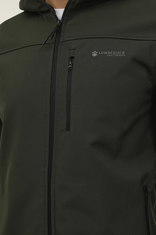 Lumberjack M-Gt16 Basic Softshell 2P Хаки 003 Мужчина Софтшелл Куртка