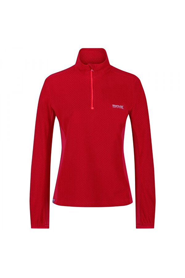 Highton Half Zip Kadın Polar-KIRMIZI