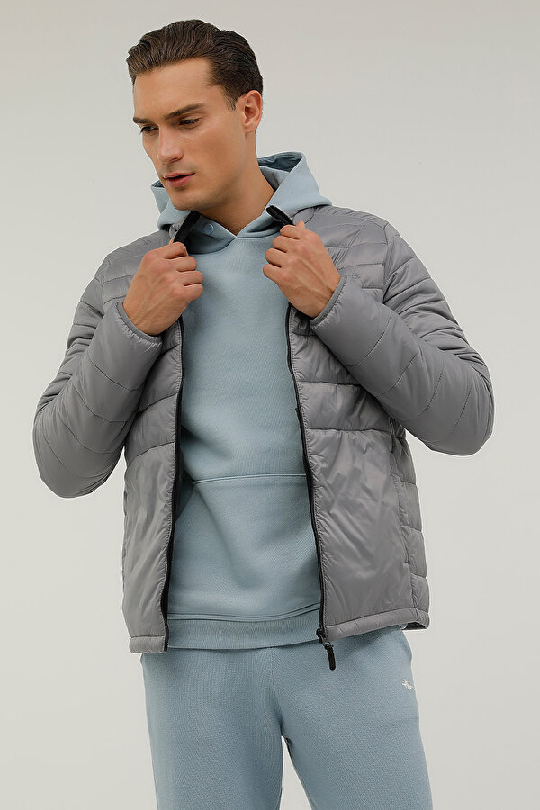 Lumberjack M-Brt Plus Coat 2Pr Серый 016 Мужчина Куртка