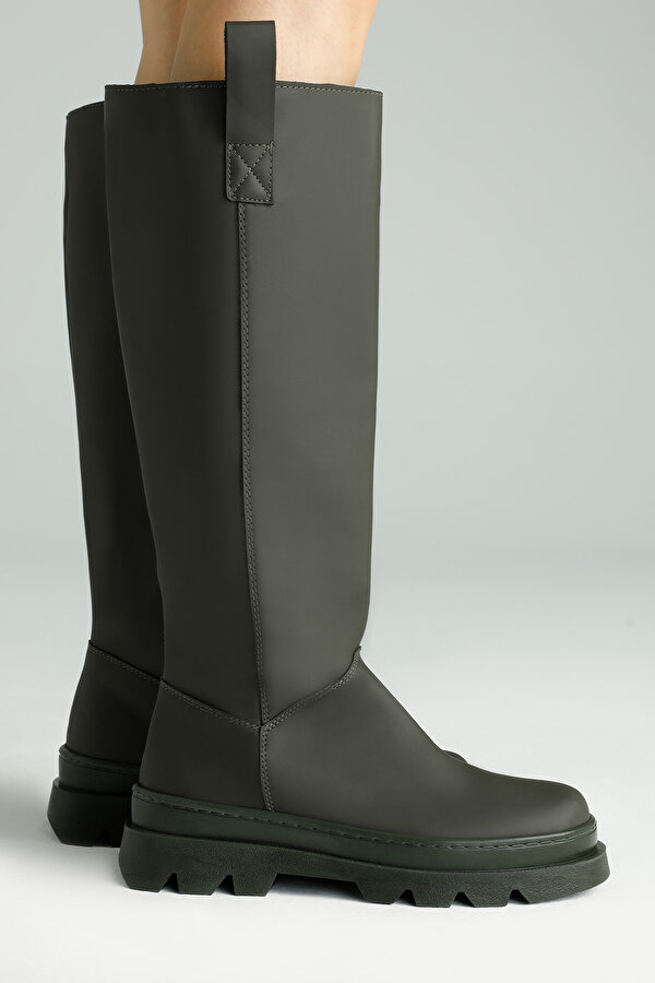 BARBA 2PR Haki Kadın Çizme