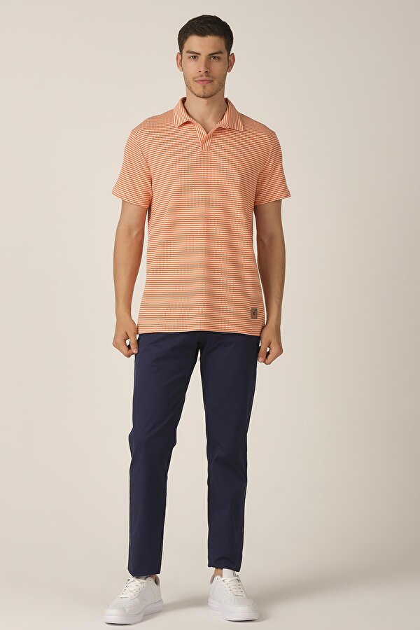ALEXANDERGARDI DÜĞMESİZ POLO YAKA T-SHİRT (E21-84000)