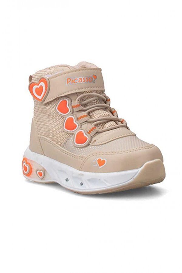 096F Deri Kız Çocuk Sneaker Bot