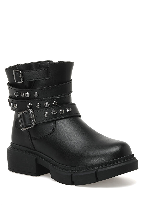 Seventeen Larey 2Pr Black Child Girl Rock Boots
