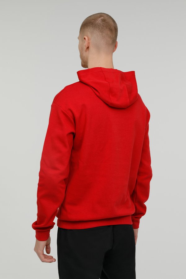 M-SD1047 RENATO LOGO HOOD RED Man 449