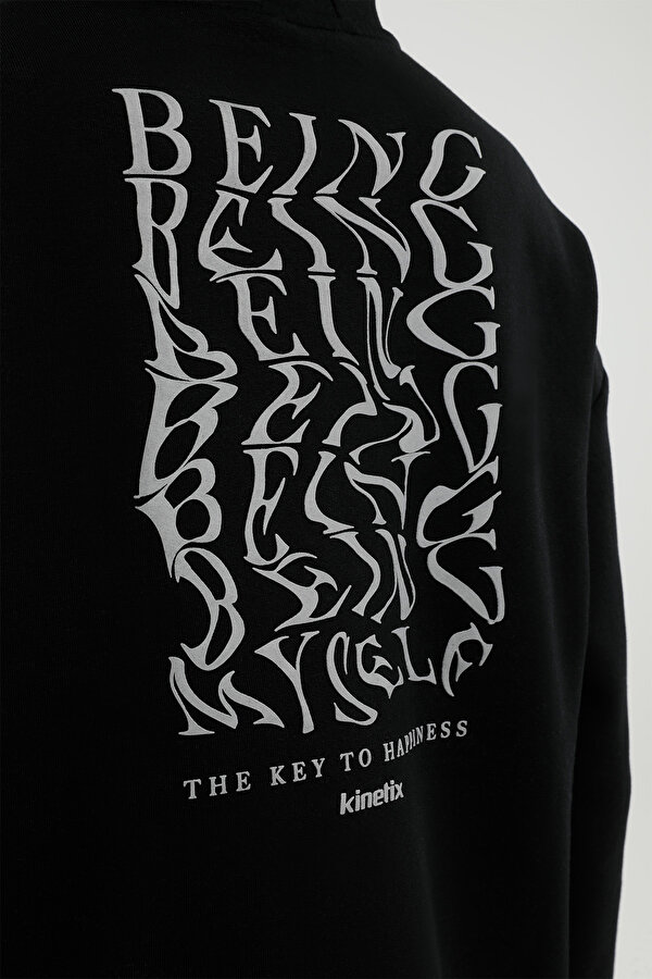 Kinetix W-Sdk240 Rachel Back Prin Черный Женщина Толстовка С Капюшоном