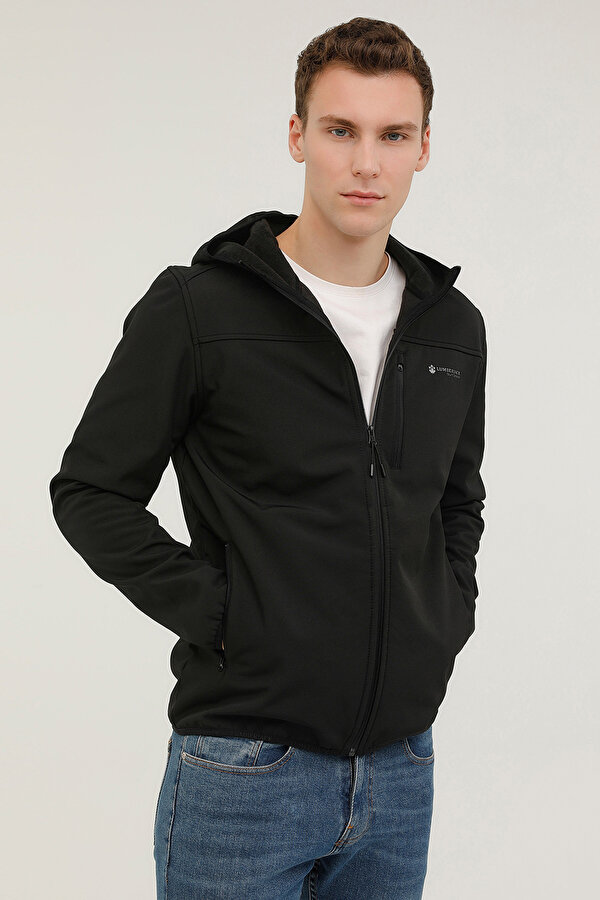 Lumberjack M-Gt16 Basic Softshell 2P Черный Мужчина Софтшелл Куртка