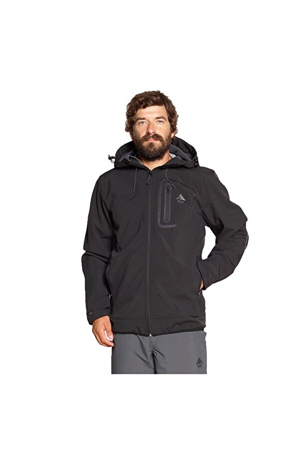 Yukon Erkek Softshell Ceket-SİYAH