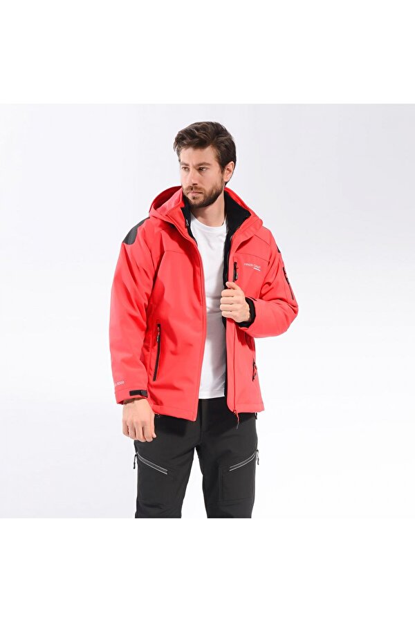 3In1 Softshell Erkek Ceket-KIRMIZI